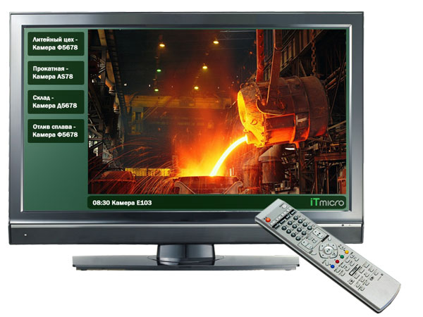 Промышленное телевидение, технологическое телевидение IPTV, интерактивное телевидение